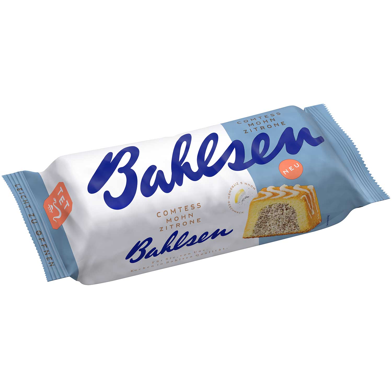 Bahlsen Comtess Rührkuchen Mohn Zitrone 350g MHD:10.5.25