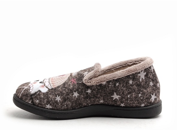 Plumaflex roal chaussons femme r12215 gris