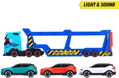 Dickie Toys Volvo Biltransport med 3 Biler