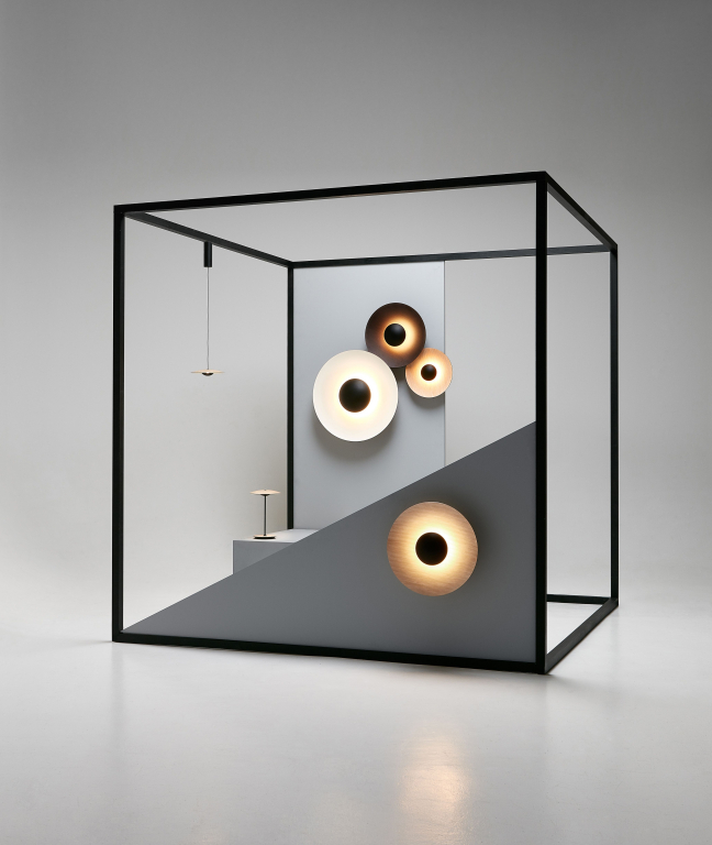 Marset Ginger 60 C wandlamp LED eiken