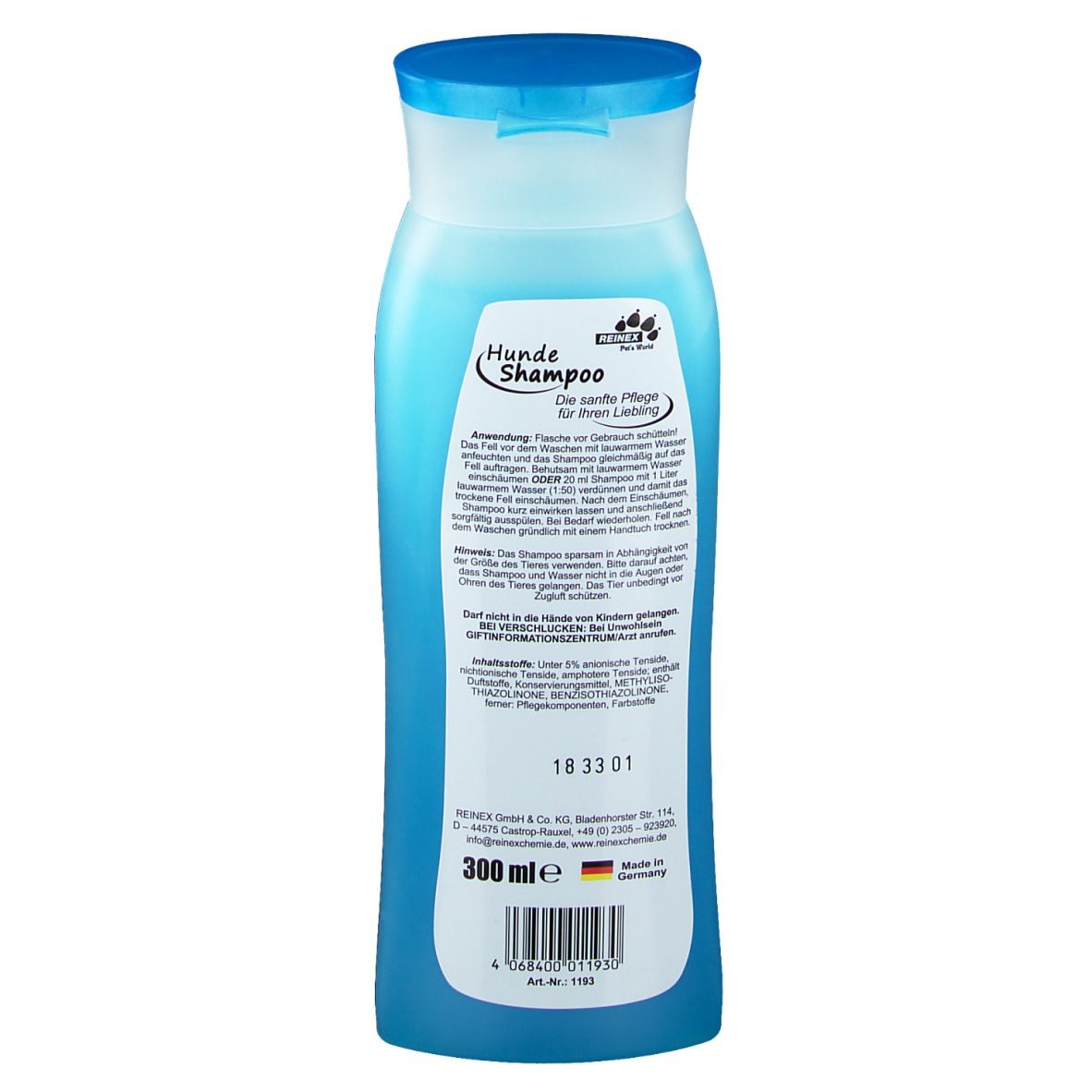 REINEX Hunde Shampoo Glanz mit Mandelöl