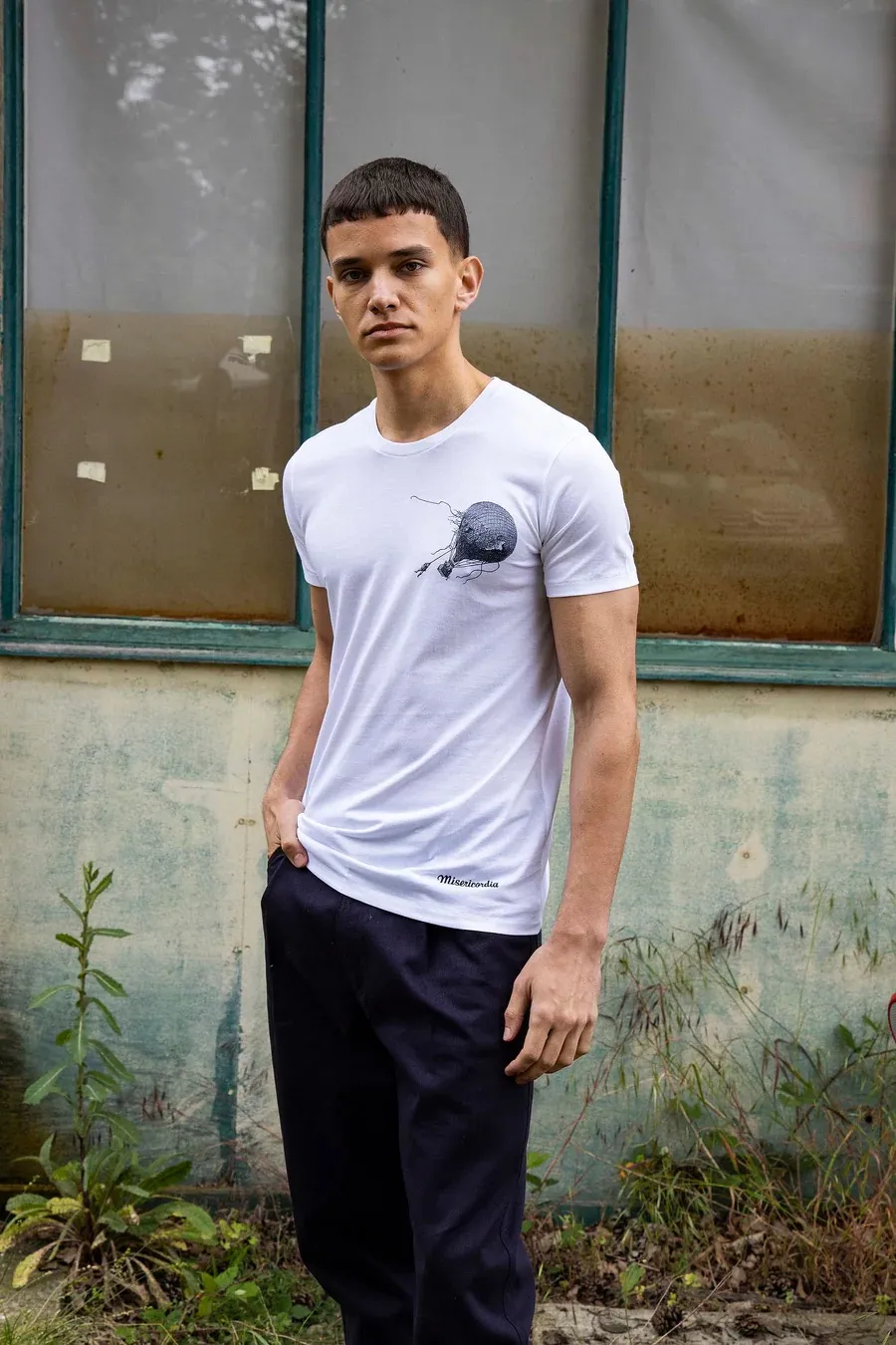 T-Shirt imprimé montgolfière Misericordia