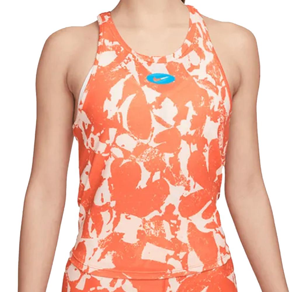 Nike Débardeur Orange Femme Nike Luxe