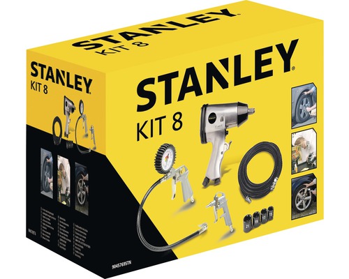 Stanley 8-delige persluchtset