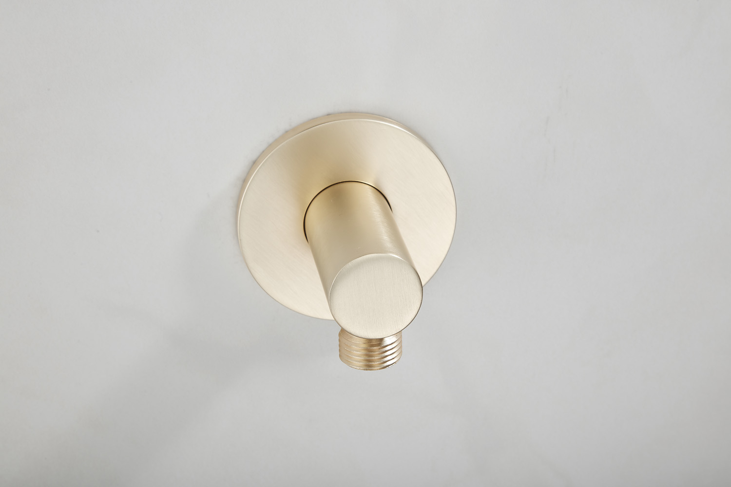 Saniclear Plus wand wateraansluiting geborsteld messing mat goud