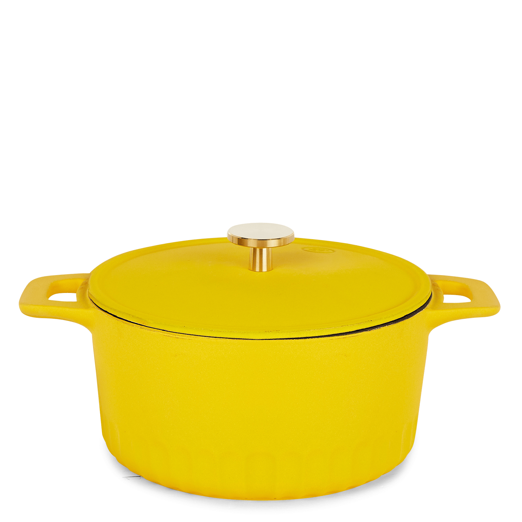 Marmite 3,6 L en fonte émaillée | Jaune