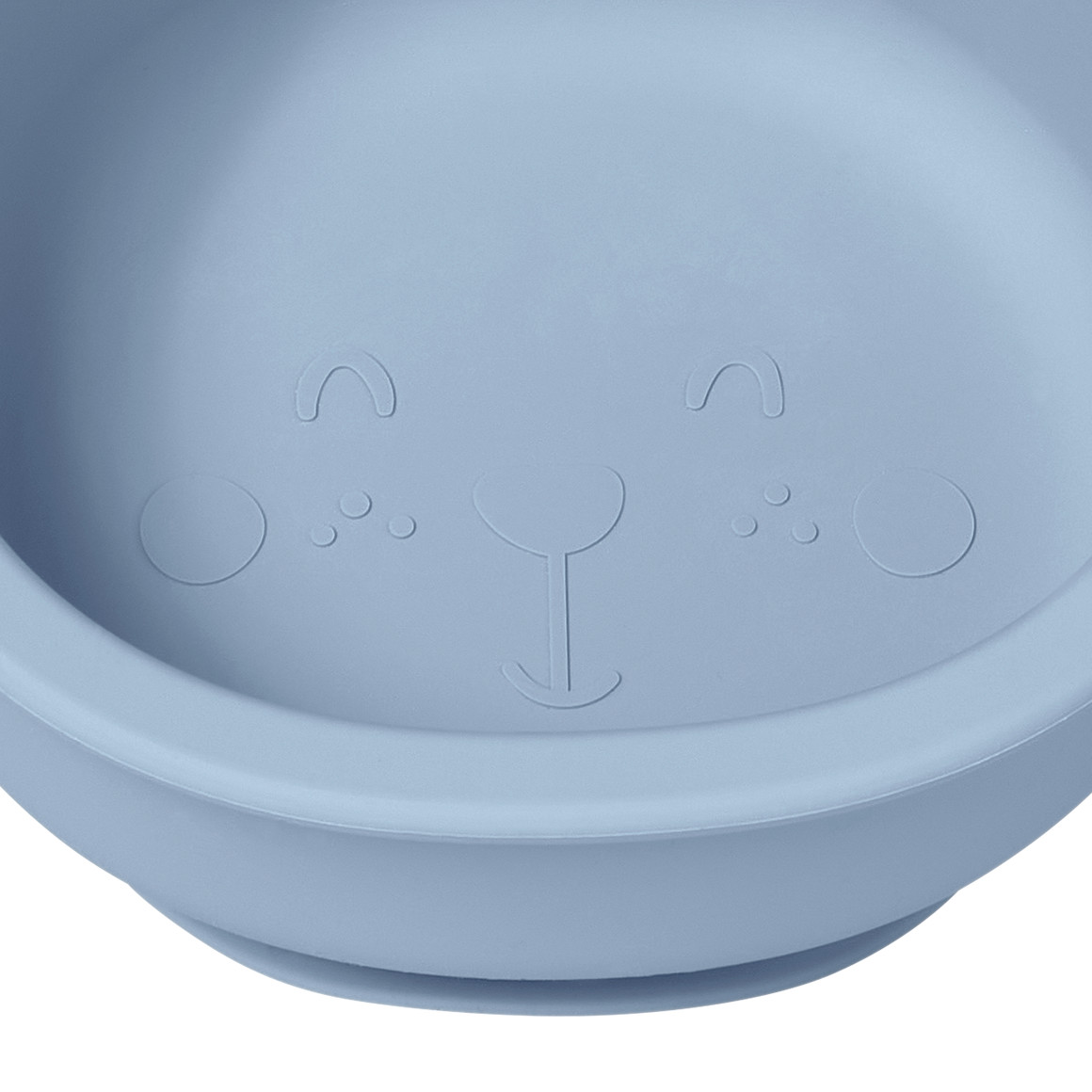 Topomini Silikon-Schüssel mit Saugfuß blau