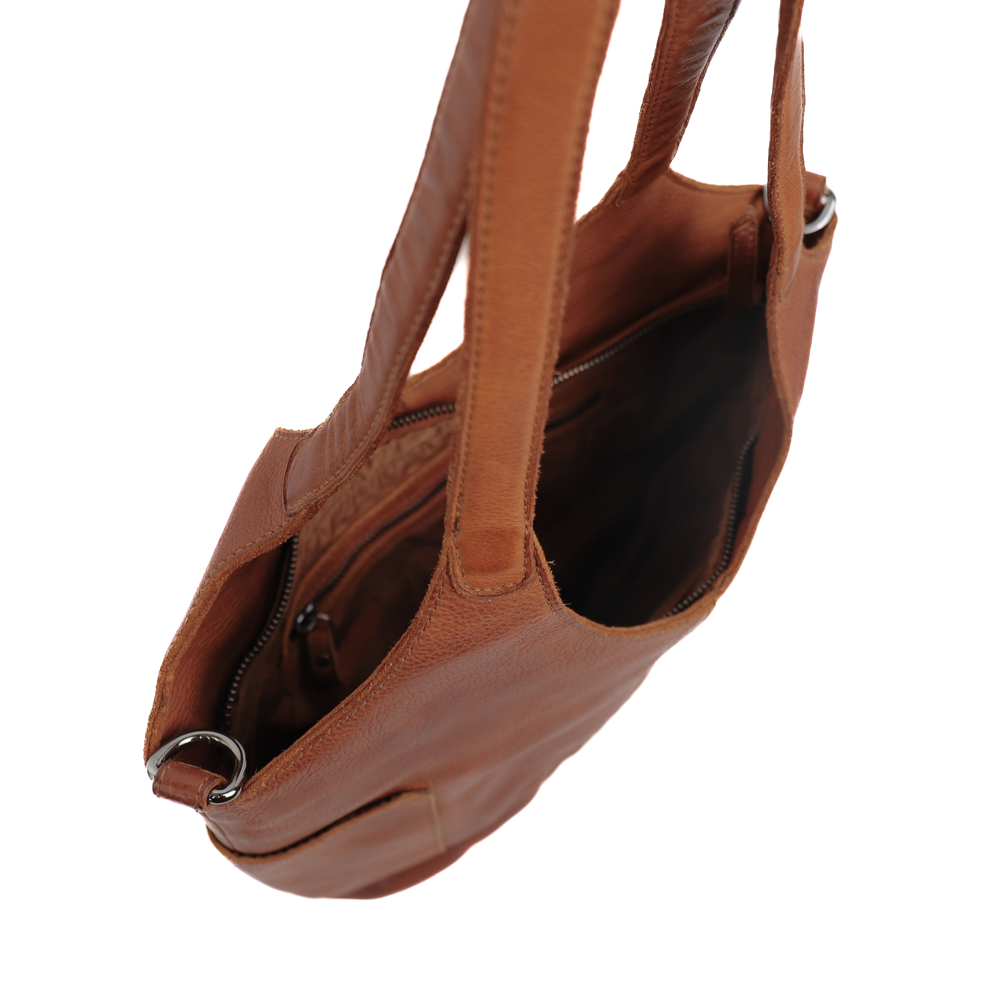Hand-/schoudertas 'Diede' cognac Cognac