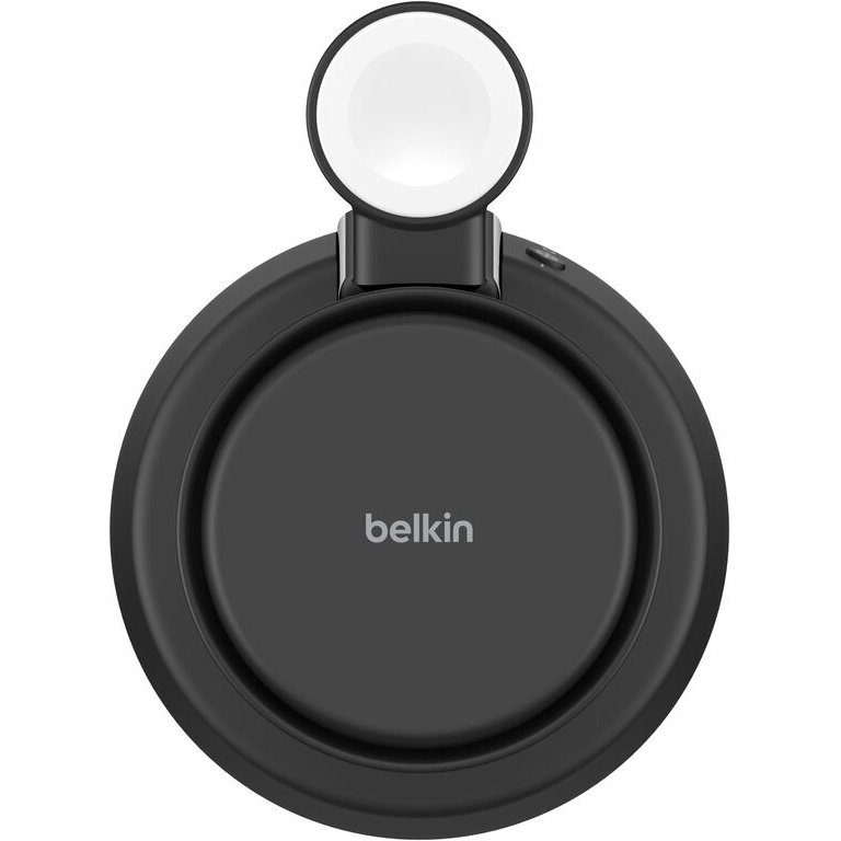 Belkin Qi2 Fitness tracker, Casques, Smartphone, Smartwatch Noir USB Recharge sans fil Charge rapide Intérieure