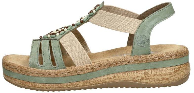 Rieker Sandalen Plat mint