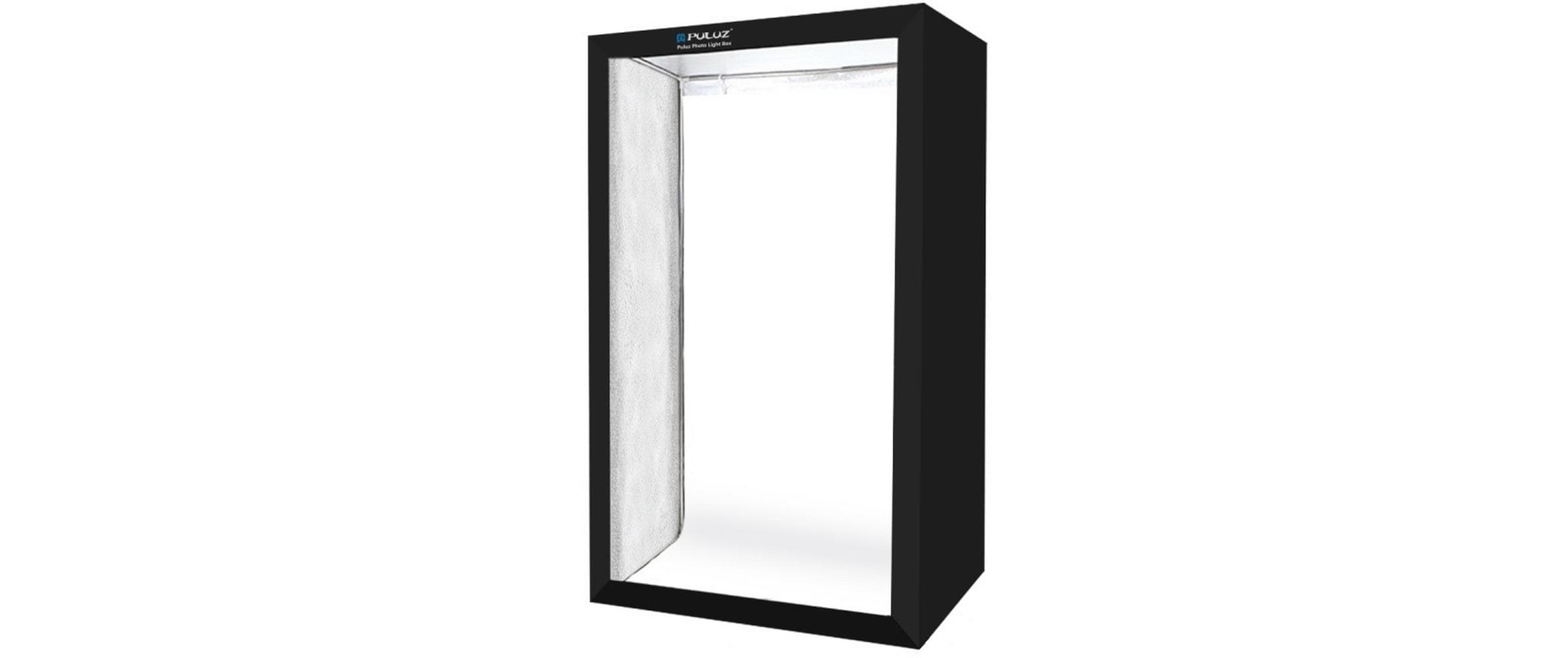 Aufnahmebox 2 Meter inklusive LED<br>Porträt-Aufnahmebox mit 6 Lichtleisten für die perfekte Ausleuchtung