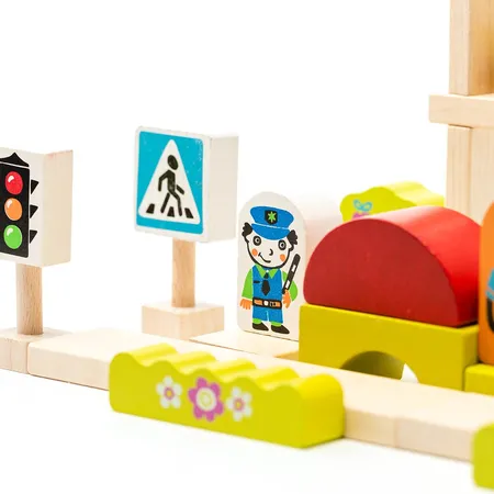 Cubika Holzbausteine Stadt