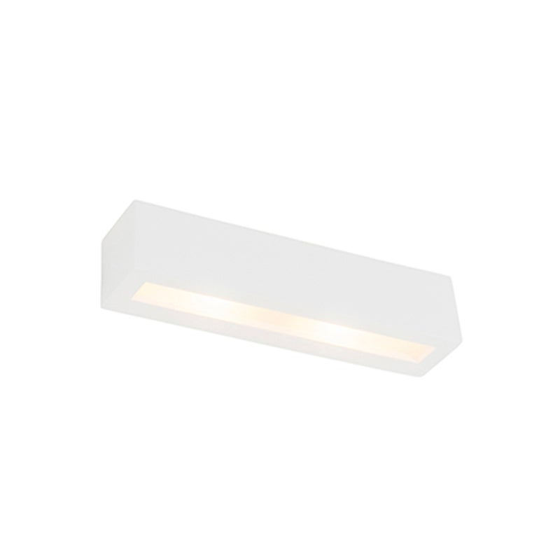 Moderne witte wandlamp met 2 lampen - Tjada Novo