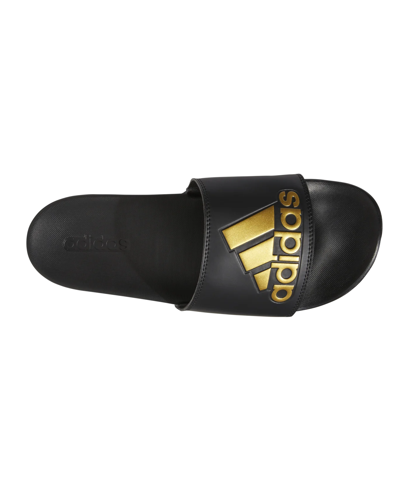 adidas Adilette Comfort Badelatsche Schwarz Gold