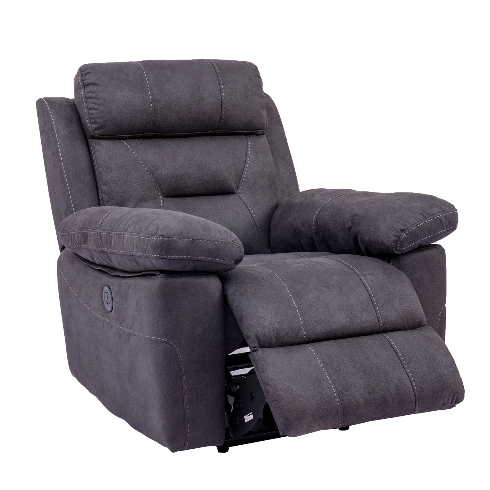 Relaxsessel - grau - mit Relaxfunktion - 91 cm breit