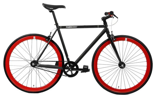 FabricBike Original -  Vélo Fixie 28  Matte Black et Red M-53cm
