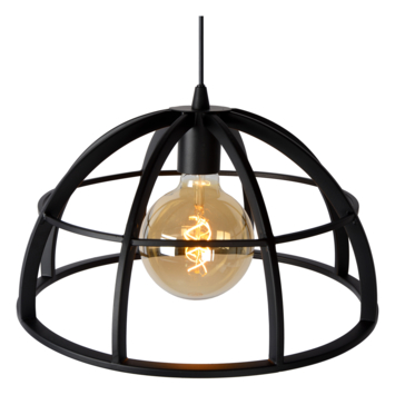Lucide hanglamp Dikra zwart Ø40 cm