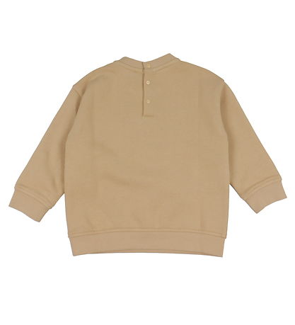 Emporio Armani Sweatshirt - Zenzero Chiaro m. Weiß