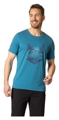 Maillot Manches Courtes Odlo Nikko Logo Bleu