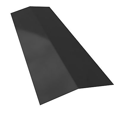 Faîtière pour plaque métal imitation tuile Tuile R originale anthracite Bacacier