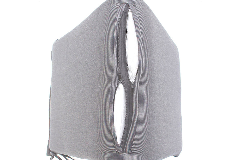 Outdoor Kissen ROG 46x119cm taupe Sitzkissen Polster-Auflage für Hochlehner