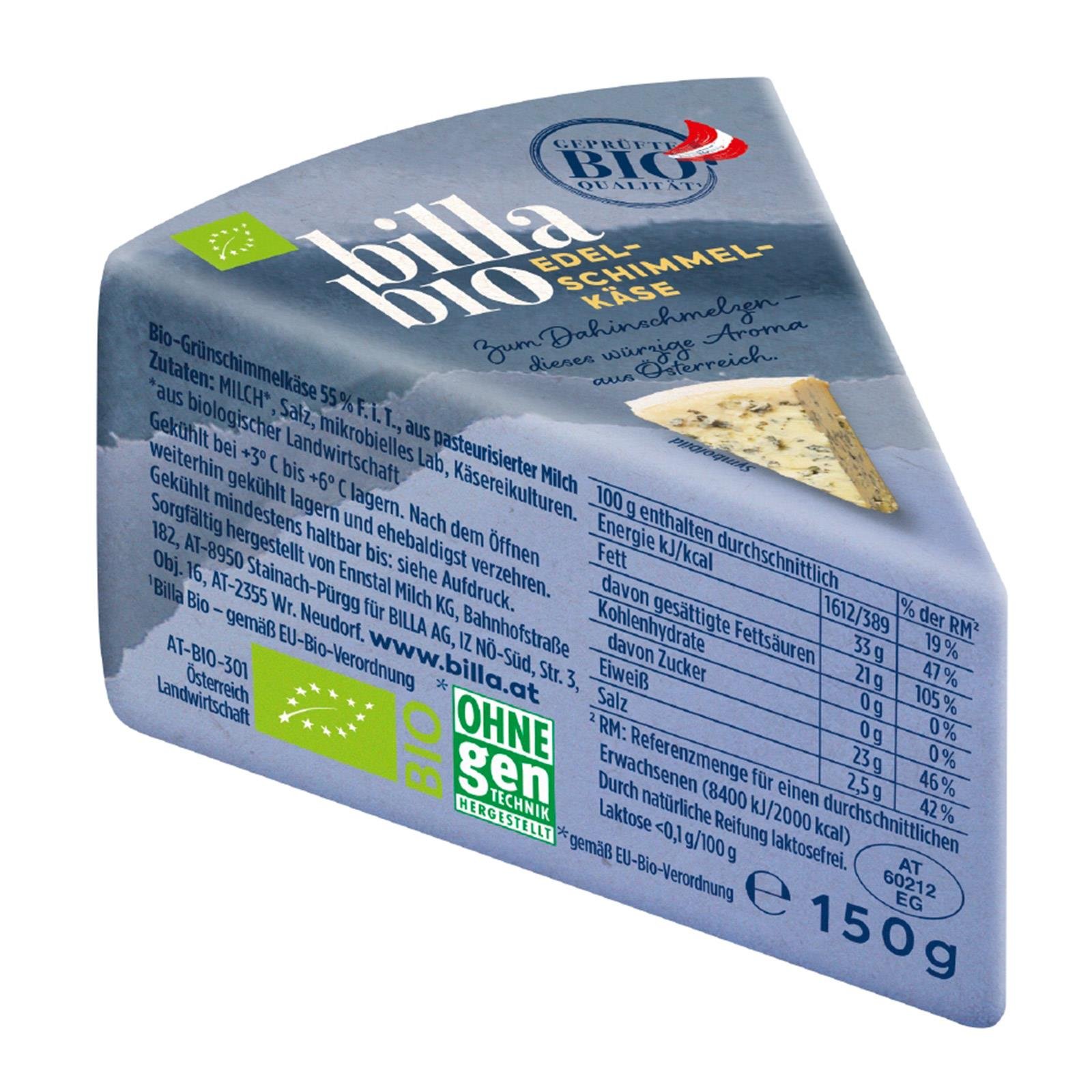 BILLA Bio Edelschimmelkäse