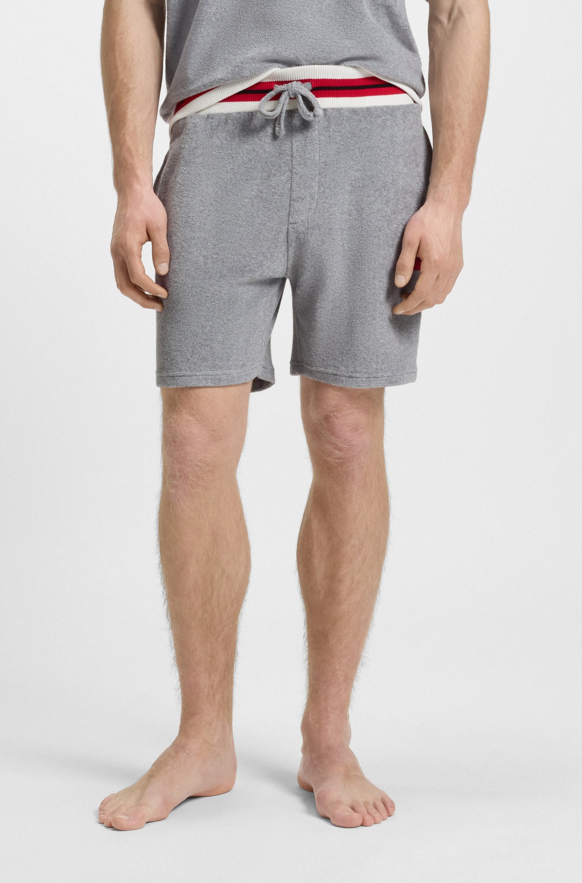HUGO Underwear Sweatshorts »JAXON«  kontrastfarbene Details, Tunnelzug,