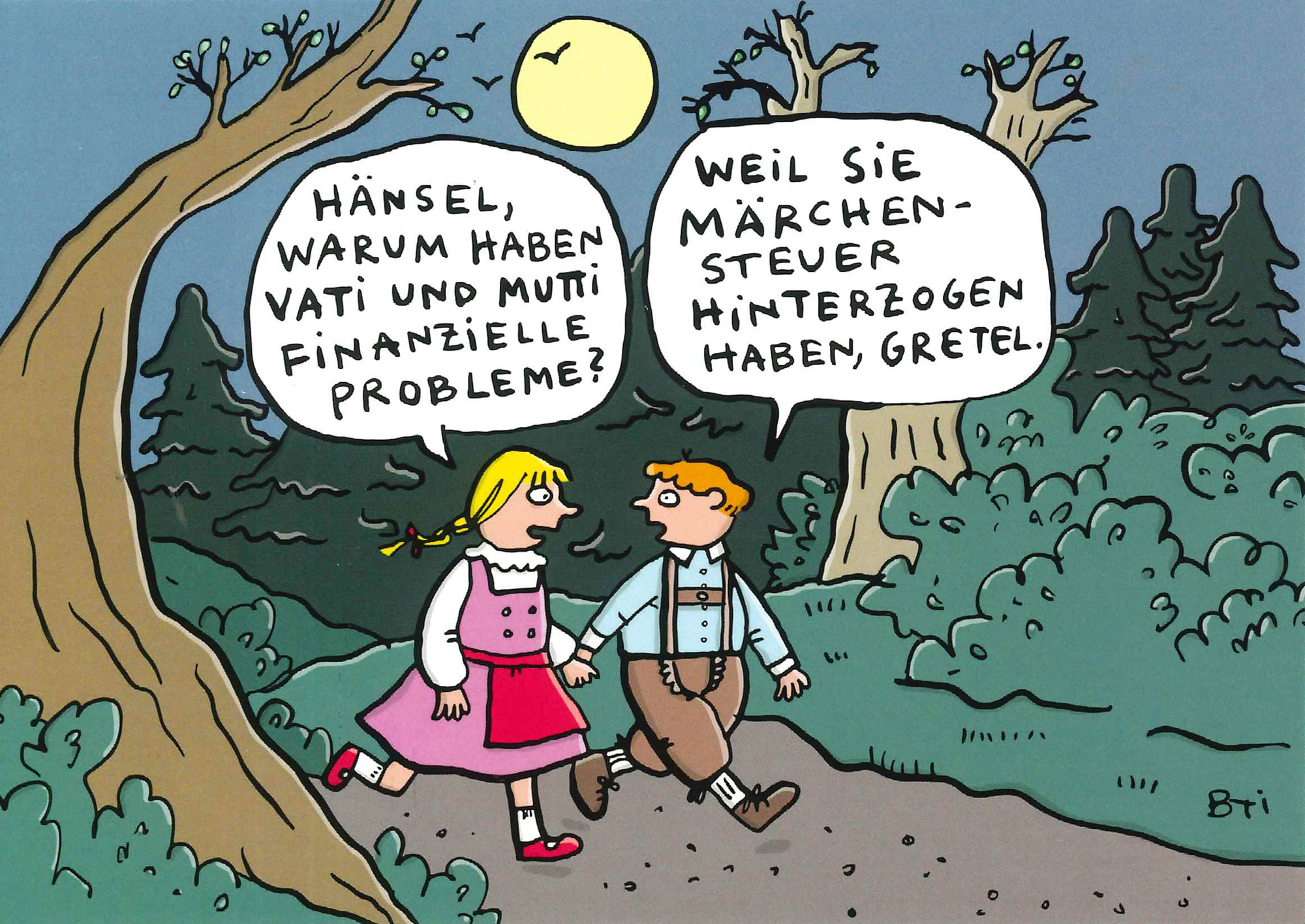 Postkarte 'Märchensteuer' günstig bestellen