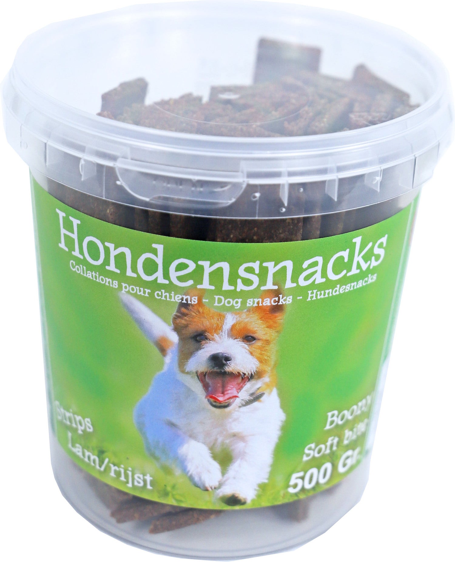 Boony hondensnoepjes reepjes lam en rijst 500 g