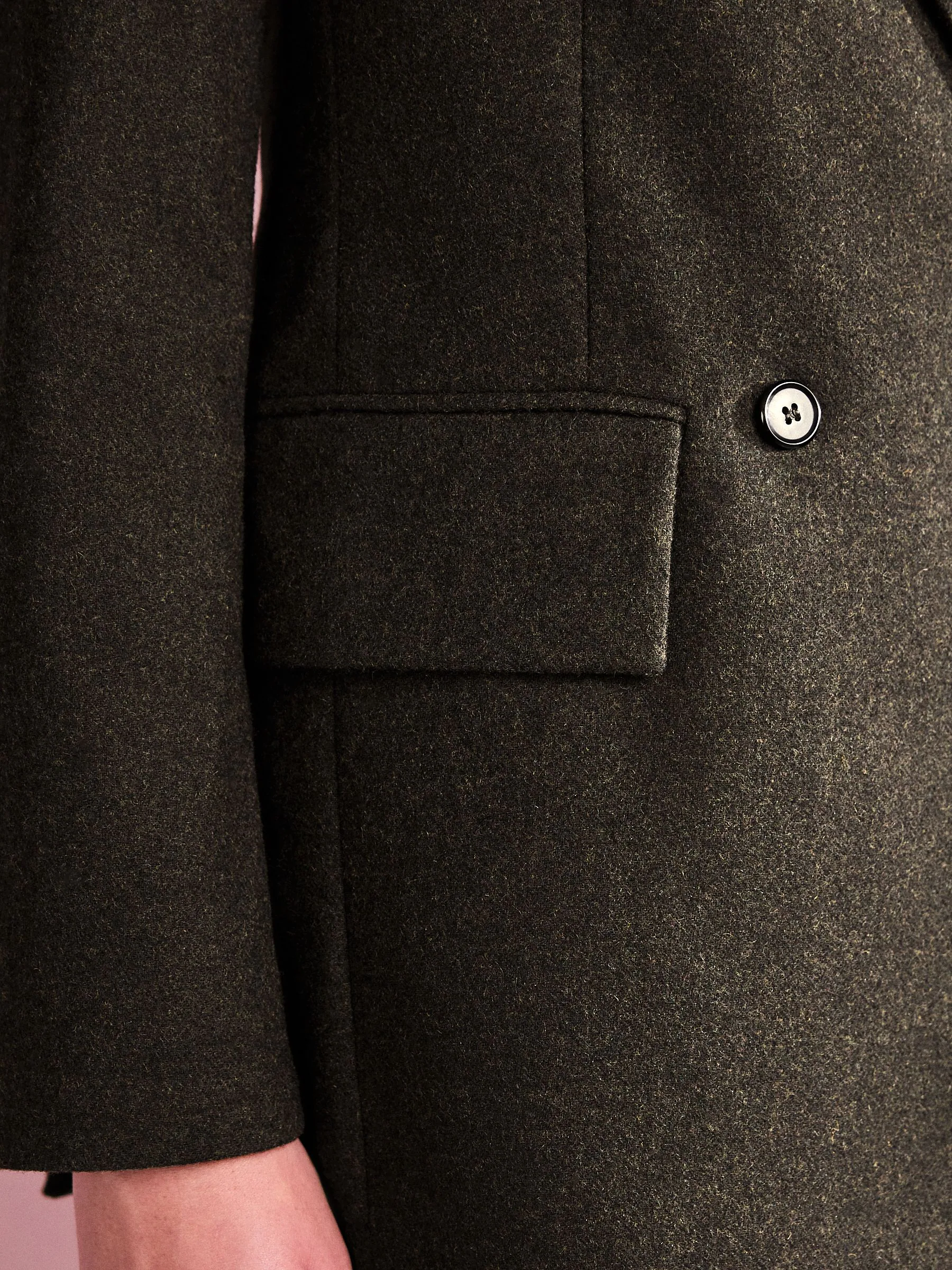 Groen - Tabitha Simmons X Next Wool Blend Double Breasted Blazer