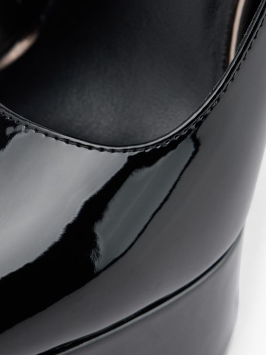 Catwalk Mary Jane Spangenpumps Schwarz