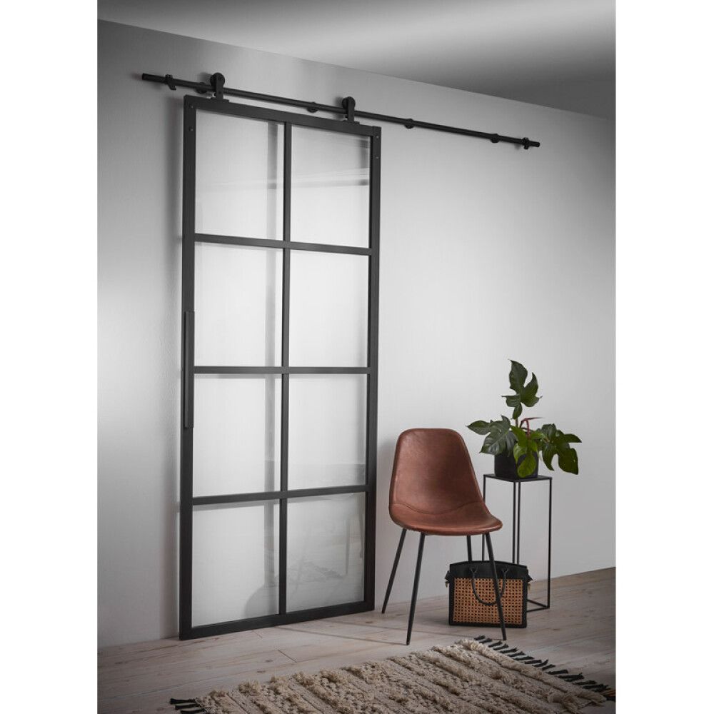 SKYVEDØRSBESLAGHABO STYLE TOPP KOMPLETT 200CM