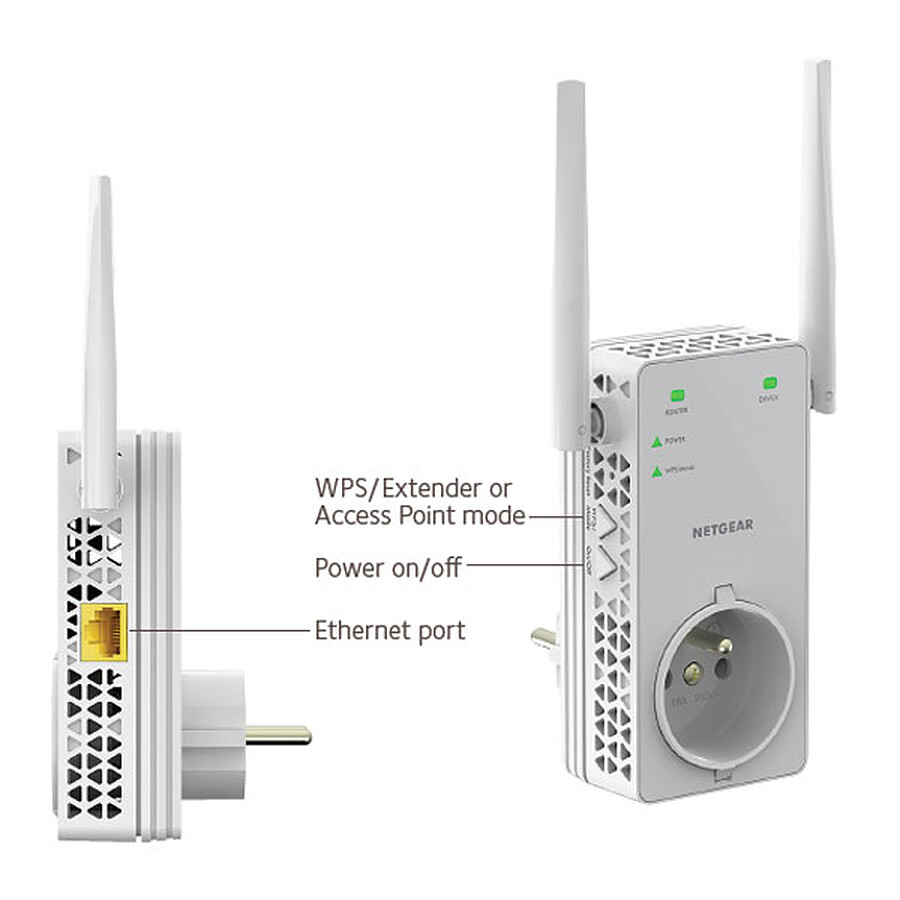 Netgear EX6130 - Répéteur WiFi AC Double bande