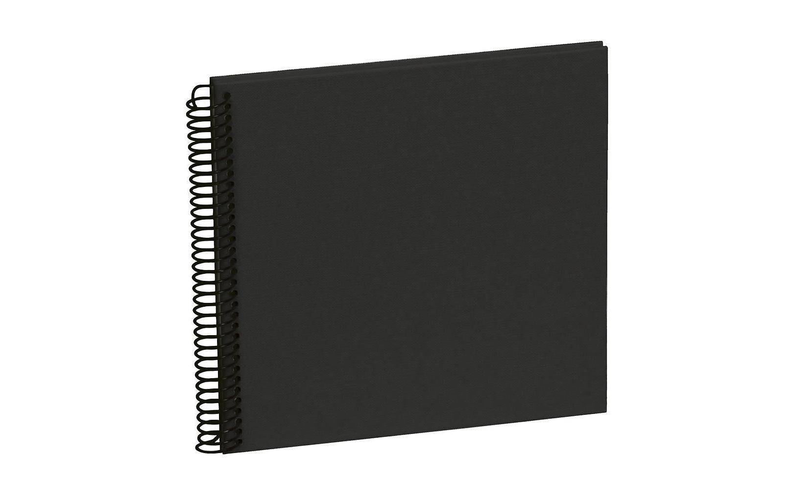 Fotoalbum 17 x 17 cm Schwarz, 20 schwarze SeitenSemikolon Fotobuch