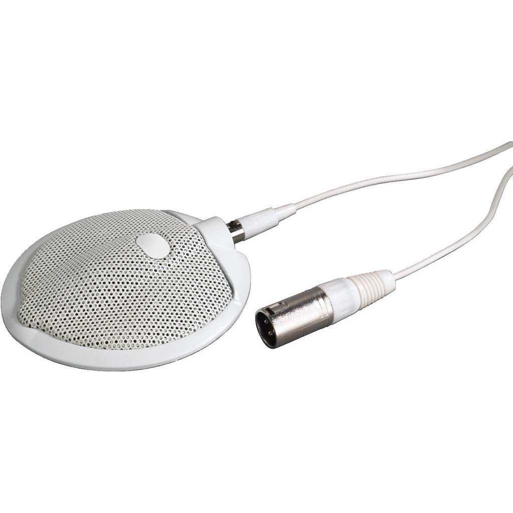 Monacor ECM-302B/WS grensvlakmicrofoon wit