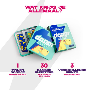 Dappr Flexibele Pleisters Dino 30ST