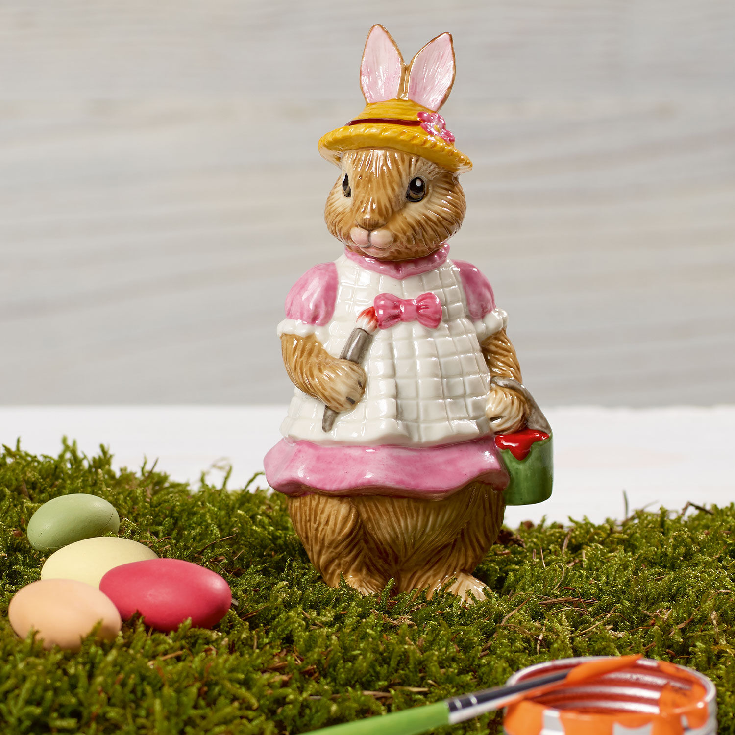 Bunny Tales Easter figurine Multi-colored, 2'' x 2.4'' x 5'', porcelain