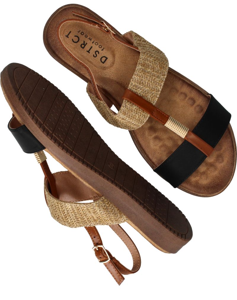 DSTRCT Sandalen Bruin Dames