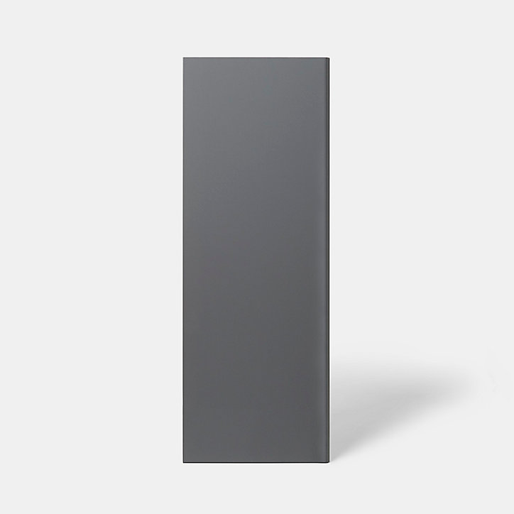Joue de finition caisson haut Goodhome Stevia et Garcinia Gris anthracite H. 96 cm x l. 36 cm x Ep. 18 mm