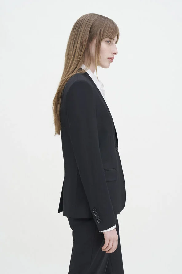 Filippa K Sasha Cool Wool Blazer Black