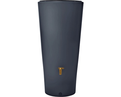 4rain Vaso 2in1 regenwatertank met plantbakje, 220 liter, grijs