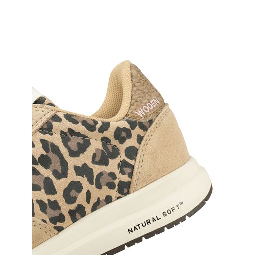 Woden Nicoline Suede Sneakers, Leopard, 40