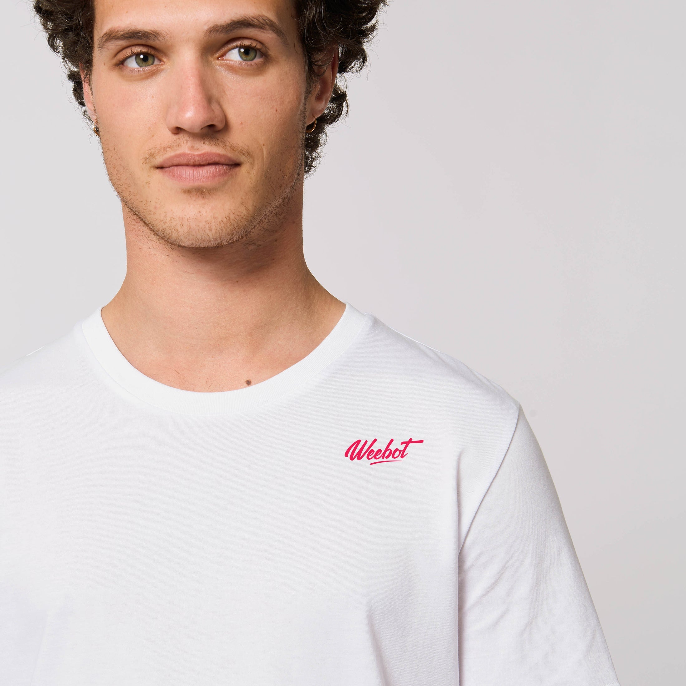 T-Shirt Weebot ICON Blanc Logo