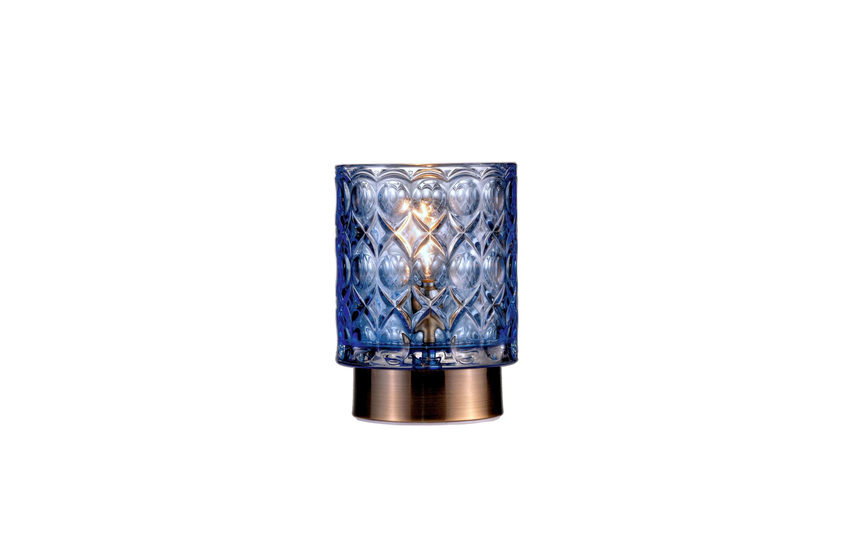 Tischleuchte Chic Glamour, E14, MehrfarbigLeuchte aus Glas/Metall