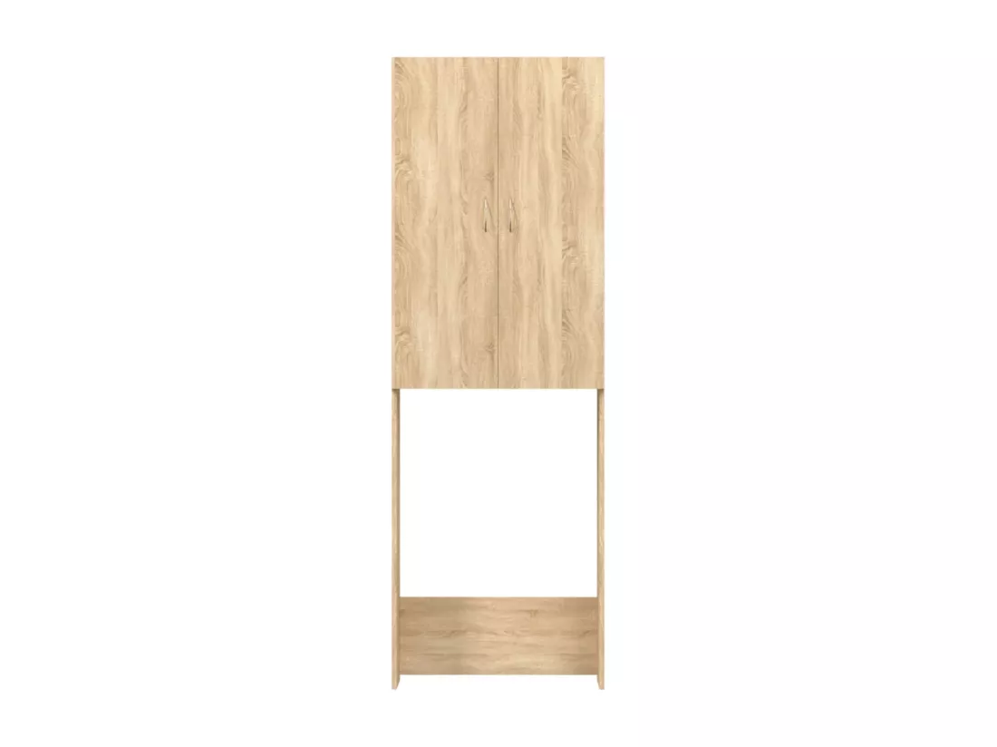 Meuble pour machine à laver Chêne sonoma 64x25,5x190 cm