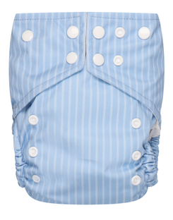 Bumbuns Easy Herbruikbare Luier Stripes Blue Sky Drukknopen 1ST