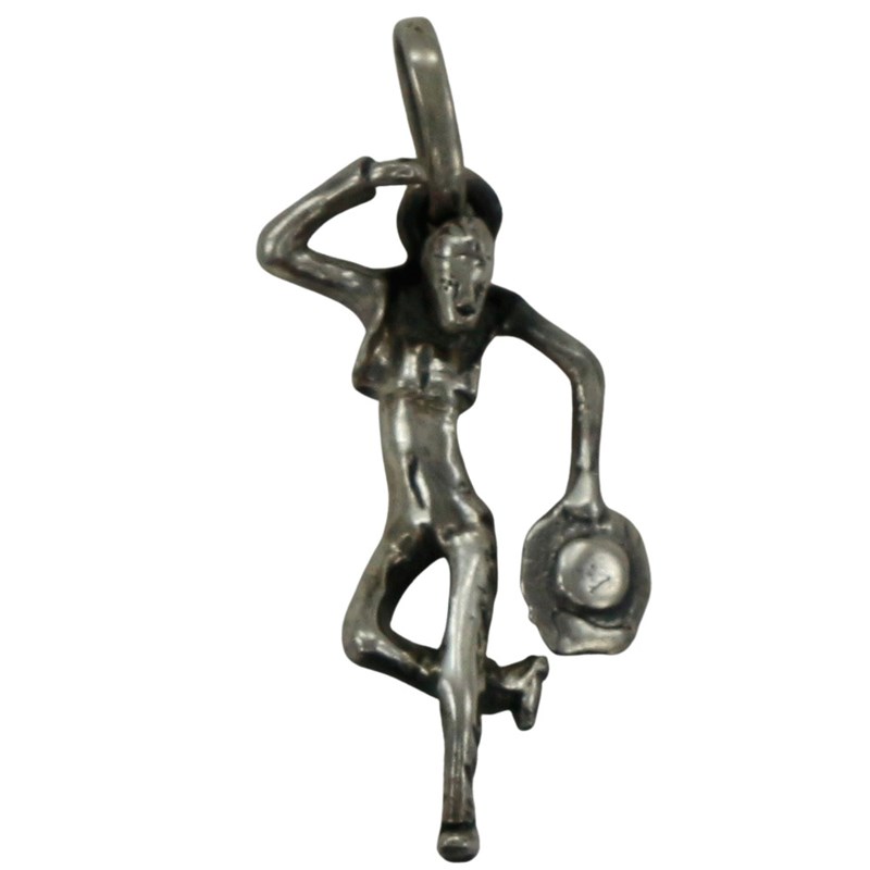 Pendentif danseur de flamenco - Argent massif 925/1000