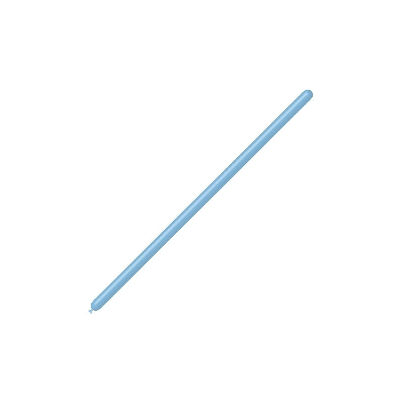 Lichtblauwe Modelleerballonnen 2,5cm 150cm 100st