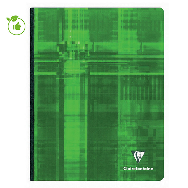 Cahier reliure brochée 192 pages 17 x 22 Clairefontaine Réglure 5 x 5 coloris selon arrivage