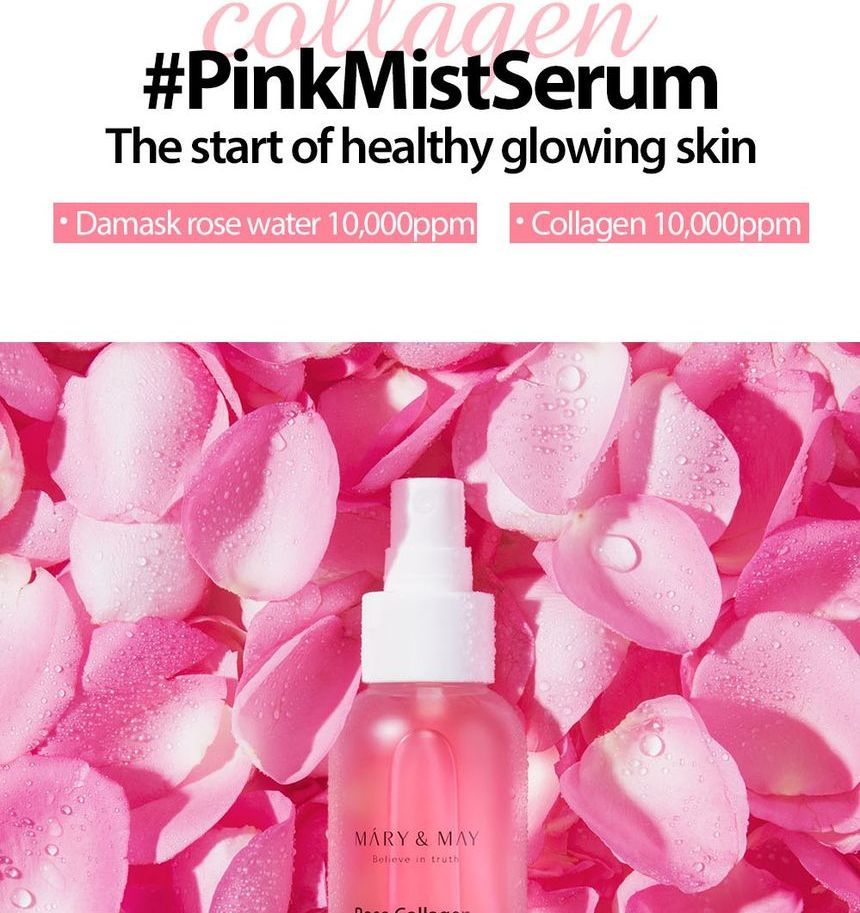 Mary&May - Rozencollageen Mist Serum
